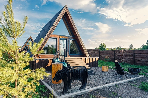Глэмпинг Hut house рис.1