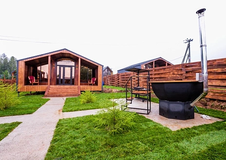  Barnhouse VIP 1 с купелью рис.1