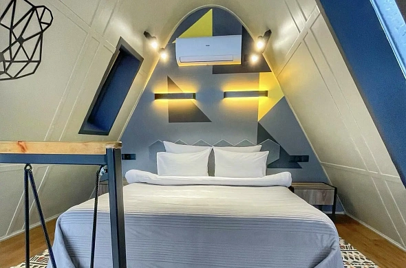 Эко-отель Geometrika • lounge hotel рис.11