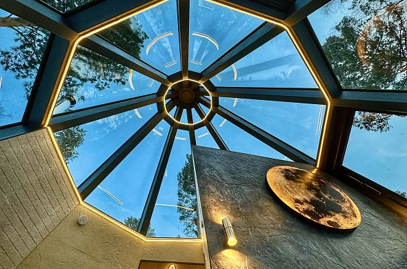 Эко-отель Geometrika • lounge hotel рис.17