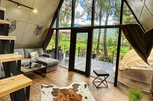 Эко-отель Geometrika • lounge hotel рис.9