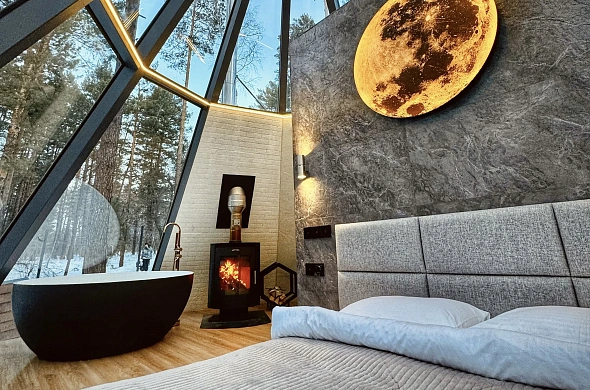 Эко-отель Geometrika • lounge hotel рис.18