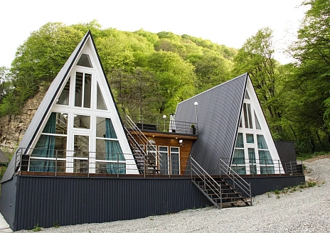  A-frame тандем с видом на горы рис.1