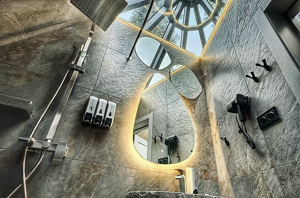 Эко-отель Geometrika • lounge hotel рис.20