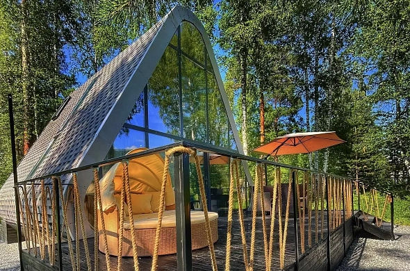 Эко-отель Geometrika • lounge hotel рис.14