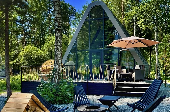 Эко-отель Geometrika • lounge hotel рис.7